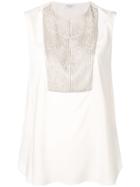 Brunello Cucinelli Sleeveless Blouse - Neutrals