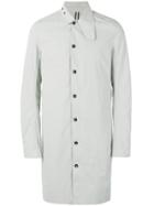 Rick Owens Drkshdw Elongated Sleeves Midi Coat - Nude & Neutrals