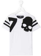 Hydrogen Kids Skull Print T-shirt, Boy's, Size: 6 Yrs, White