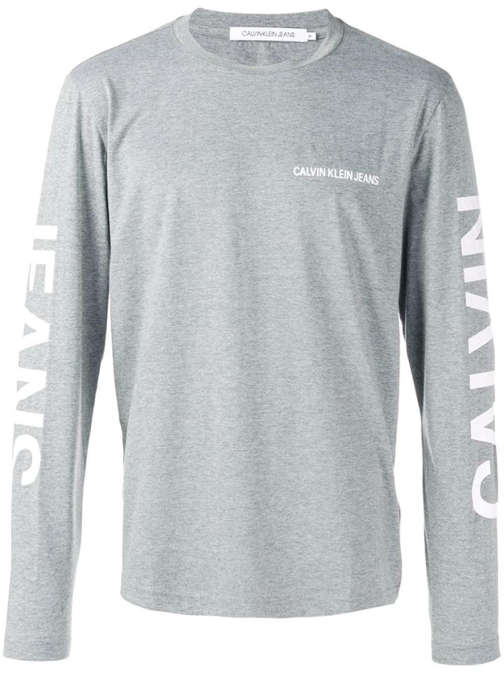 Calvin Klein Jeans Printed T-shirt - Grey