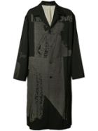 Runway Coat - Men - Silk/cupro/wool - 3, Black, Silk/cupro/wool, Yohji Yamamoto