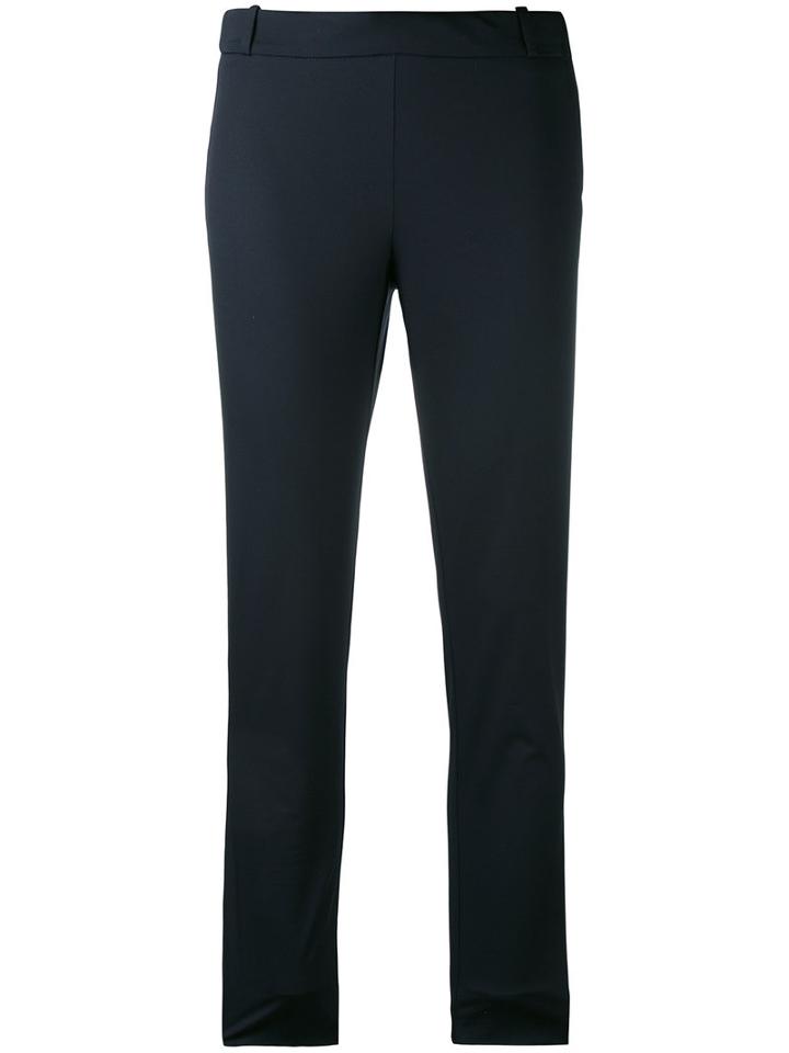 Kiltie - Cropped Trousers - Women - Cotton/spandex/elastane - 42, Blue, Cotton/spandex/elastane
