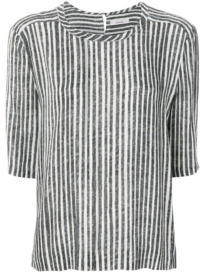 Humanoid Jenis Striped Top - Green