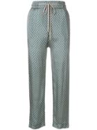 Peserico Geometric Print Trousers - Multicolour