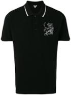 Kenzo - Embroidered Polo Shirt - Men - Cotton - S, Black, Cotton
