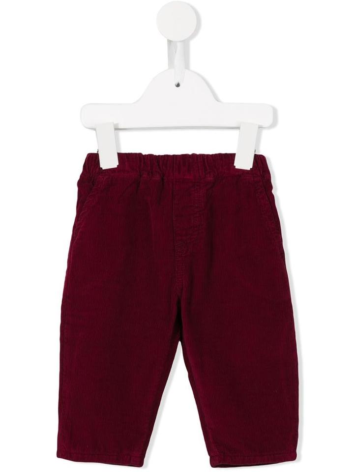 Knot - 'jim' Corduroy Chino Trousers - Kids - Cotton - 9 Mth, Red