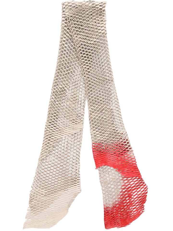 Vanderwilt Open Net Scarf - Nude & Neutrals