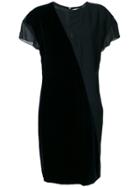 Lanvin Two-tone Asymmetric Dress - Blue