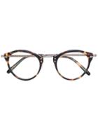 Turtle Print Glasses - Men - Acetate/metal - 47, Brown, Acetate/metal, Oliver Peoples