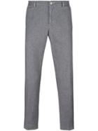Etro Chino Trousers, Men's, Size: 52, Grey, Cotton/spandex/elastane