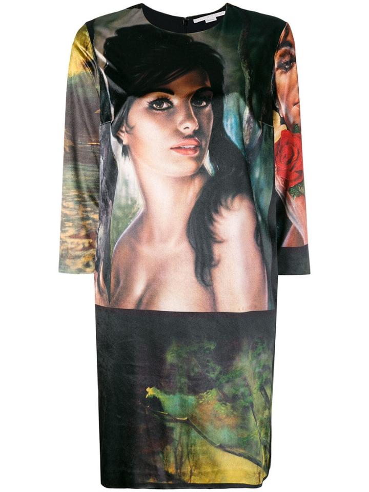 Stella Mccartney Photographic Print Dress - Green