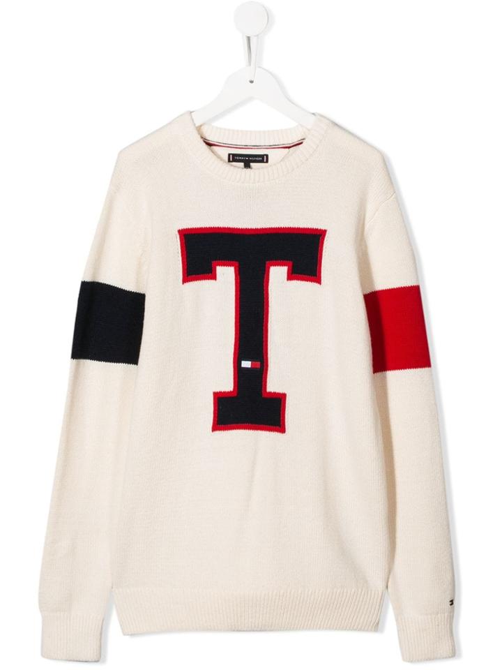 Tommy Hilfiger Junior T Knit Jumper - Neutrals