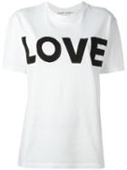 Katharine Hamnett Love Print T-shirt, Women's, Size: Medium, White, Organic Cotton