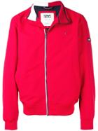 Tommy Jeans Logo Bomber Jacket - Red