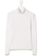 Dondup Teen Rollneck Knit Sweater - White