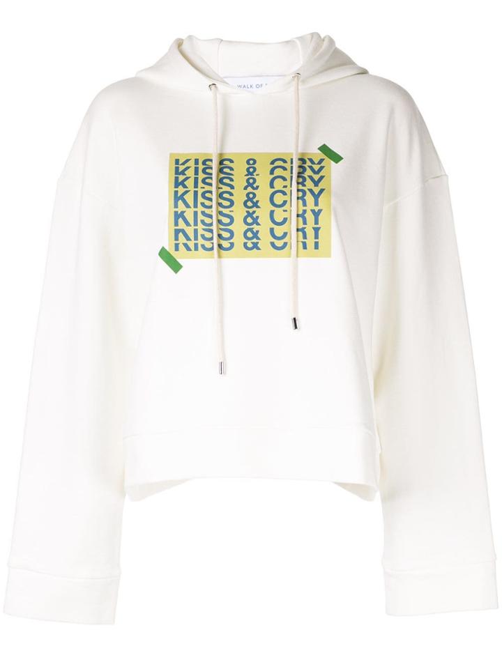Walk Of Shame Kiss & Cry Hoodie - White
