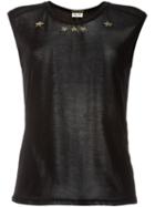 Saint Laurent Beaded Star Tank Top