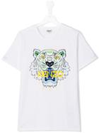 Kenzo Kids Tiger T-shirt, Boy's, Size: 14 Yrs, White