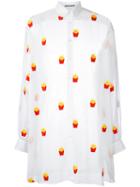 Mikio Sakabe French Fries Shirt, Adult Unisex, Size: Xl, White, Polyester