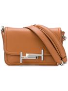 Tod's Mini Double T Crossbody - Brown