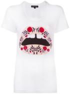 Markus Lupfer Lips Print T-shirt, Women's, Size: Xs, Cotton