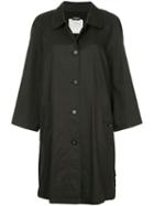 Chanel Pre-owned Minimalist Midi Trench Coat - Black