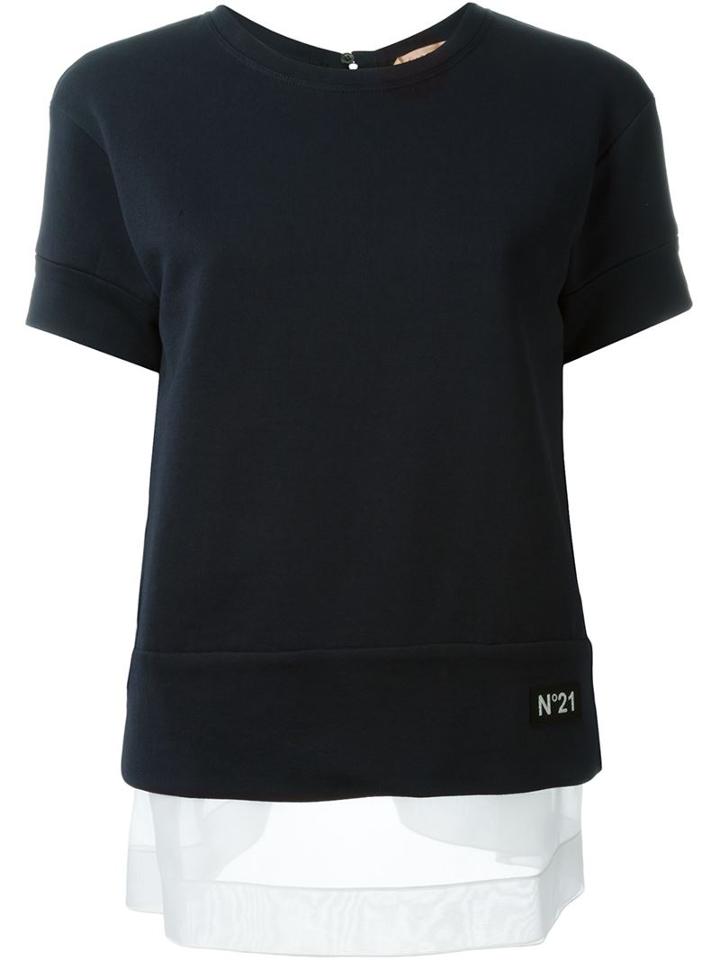 N.21 Layered Open Back T-shirt