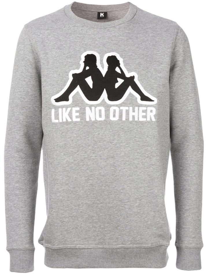 Kappa Branded Sweatshirt - Grey