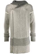 Rick Owens Off Centre Buttoned Cardigan - Black