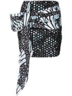 Patbo Monarch And Lace Mini Skirt - Black