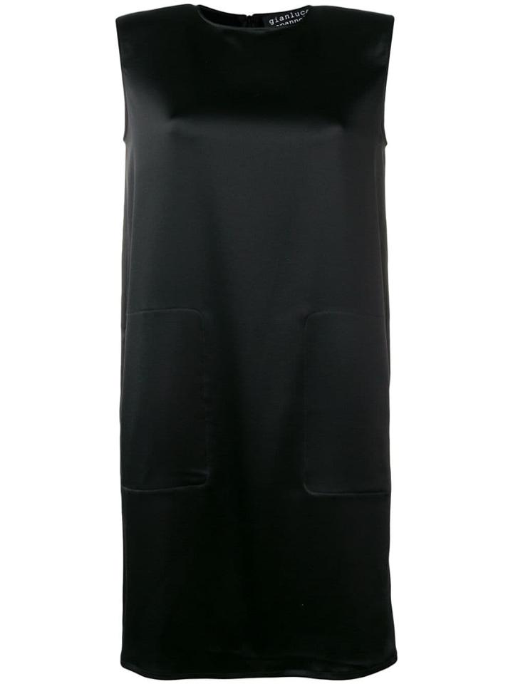 Gianluca Capannolo Sleeveless Shift Dress - Black