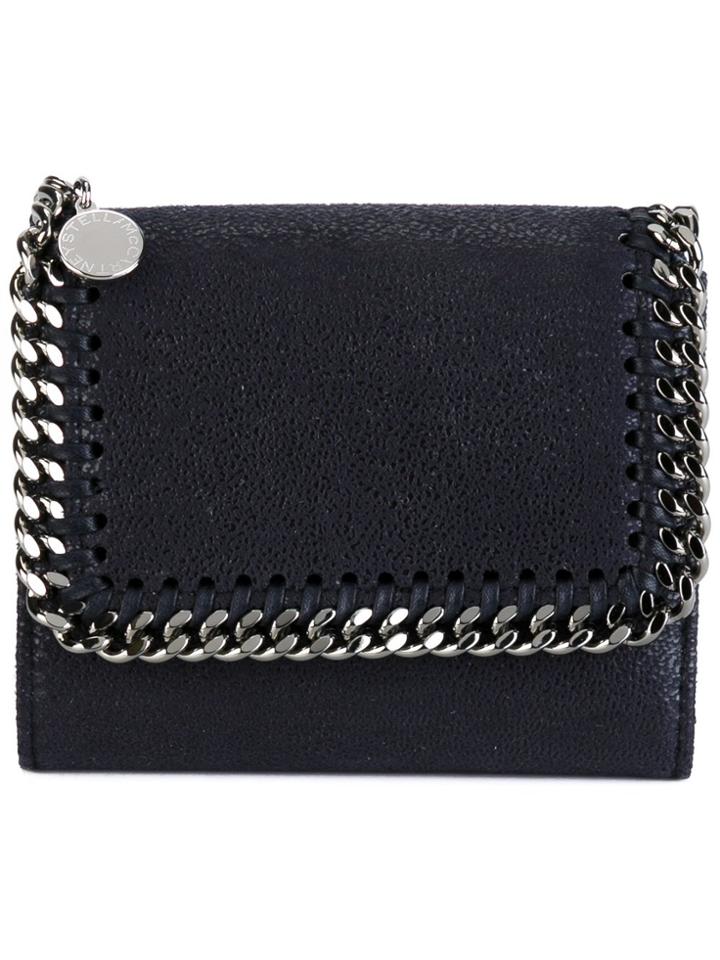 Stella Mccartney Small Falabella Flap Wallet - Blue