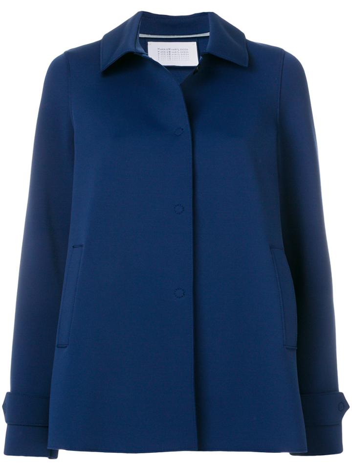 Harris Wharf London Rear Pleat Jacket - Blue