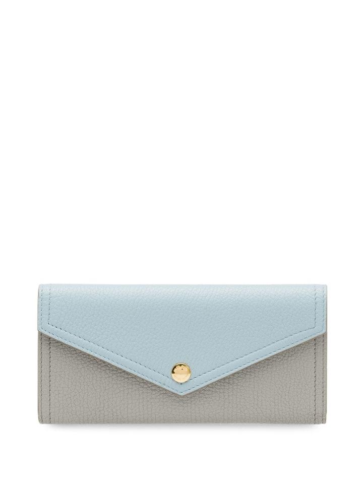 Miu Miu Two-tone Envelope-style Purse - Grey