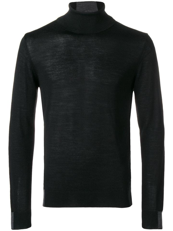 Manuel Ritz Turtleneck Jumper - Black