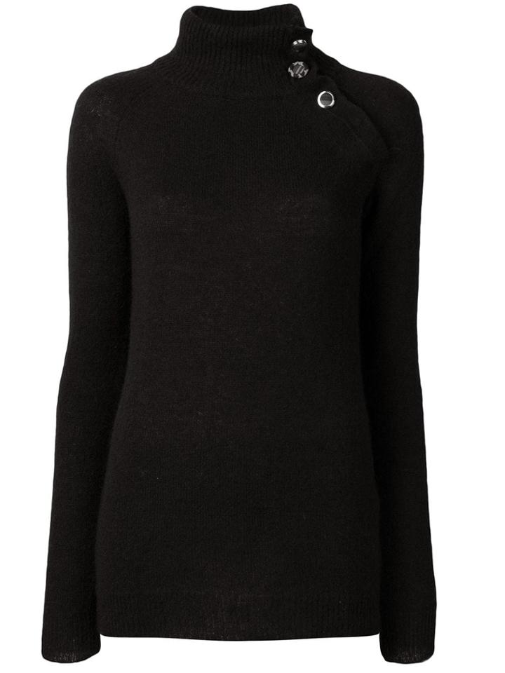 Liu Jo Shoulder Button Jumper - Black