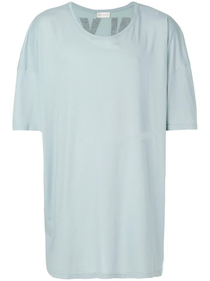 Faith Connexion Oversized Plain T-shirt - Blue