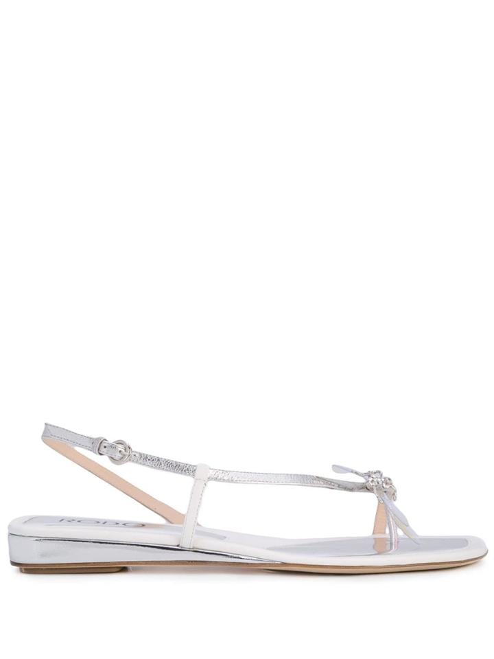 Rodo Dragonfly Slides - Silver