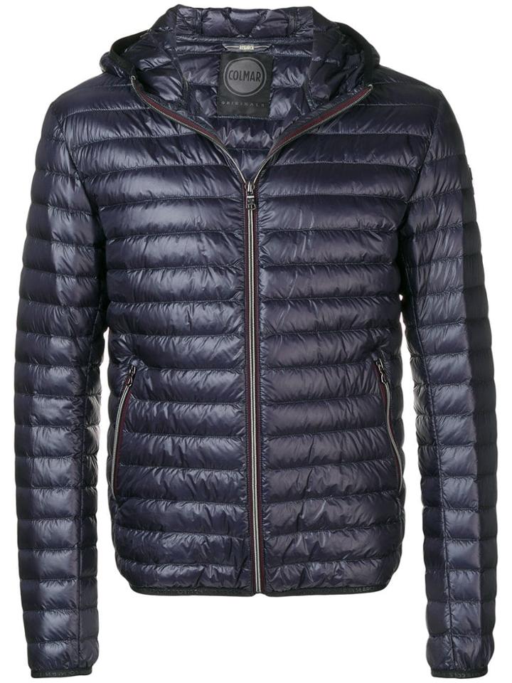 Colmar Logo Patch Padded Jacket - Blue
