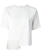 Maison Margiela Pleated Hem Blouse