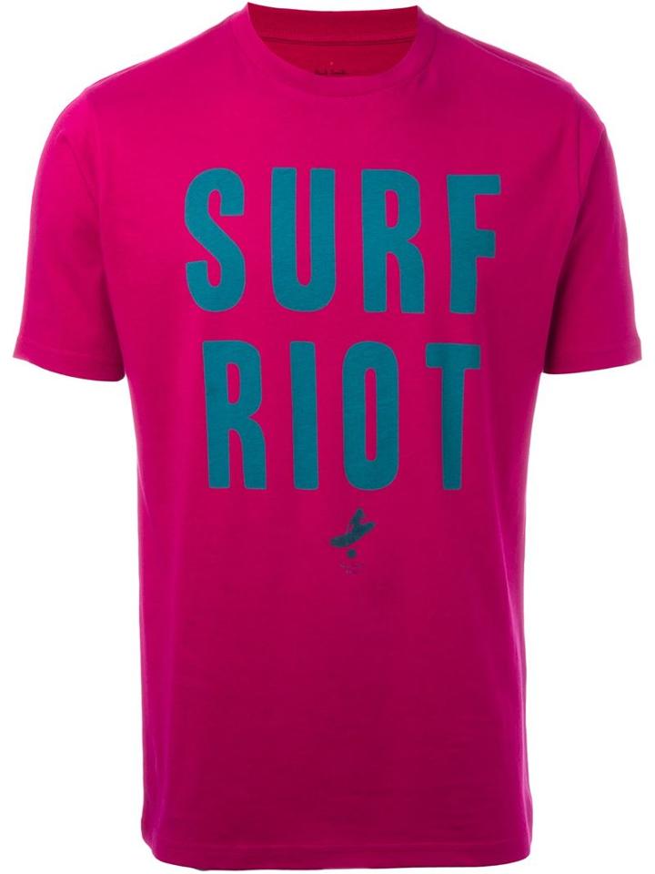 Paul Smith Red Ear Surf Riot T-shirt, Men's, Size: Xxl, Cotton