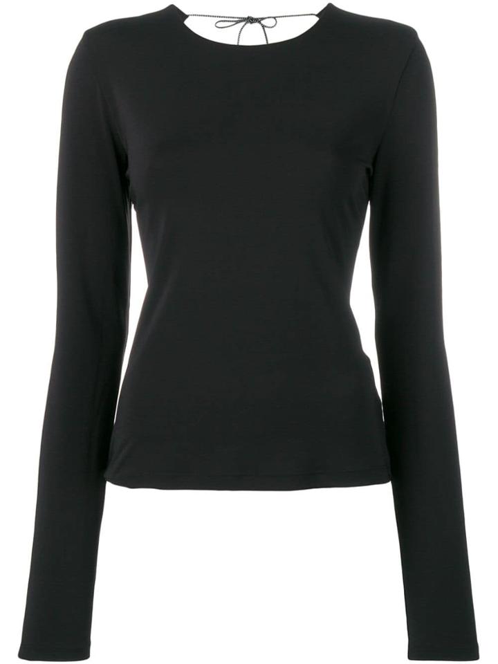 Maison Margiela Open Back Top - Black