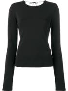Maison Margiela Open Back Top - Black