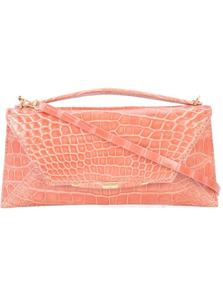 Tyler Ellis Aimee Handle Large Clutch - Pink