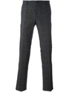 Etro Straight Leg Trousers, Men's, Size: 50, Grey, Cotton/polyamide/acetate/wool