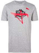 Dior Homme Rose Print T-shirt, Men's, Size: Xs, Grey, Cotton