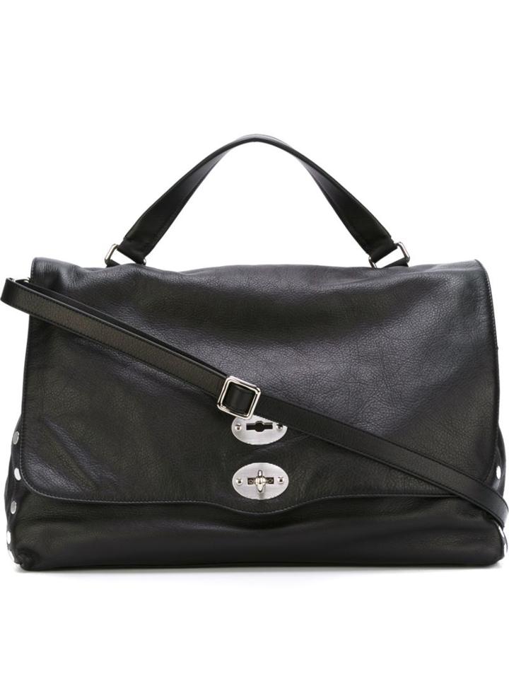 Zanellato Large 'postina' Satchel, Women's, Black