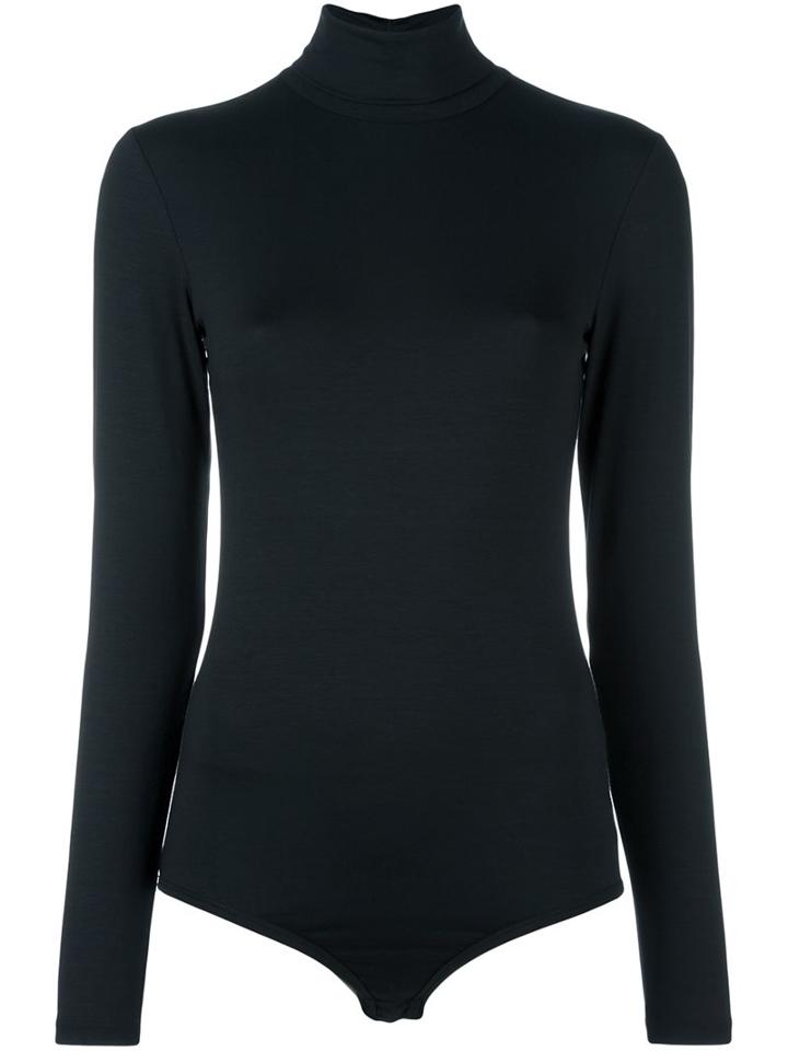 Dkny Roll Neck Body, Women's, Size: Xs, Black, Spandex/elastane/viscose