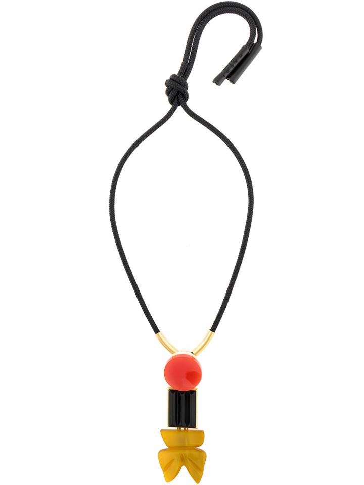Marni Large Bead Drop Necklace - Multicolour