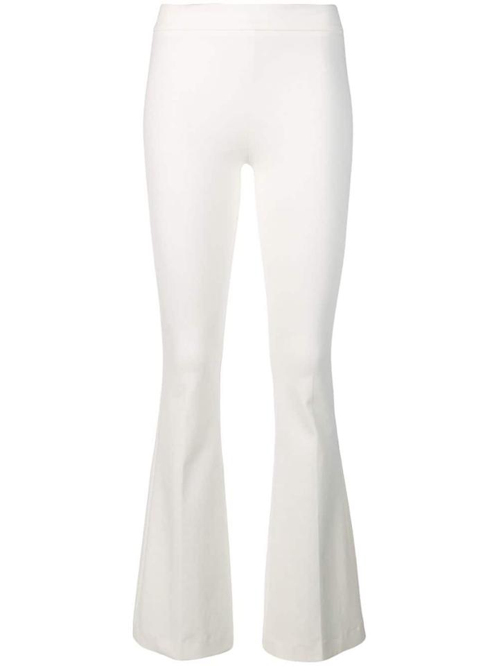 Blanca Kick Flare Trousers - White